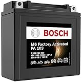 Bosch FA103 - AGM-Motorradbatterie - 12V 100A 9Ah - Geeignet für Motorräder, Motorräder, Enduros,...