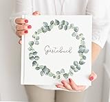 Elegantes Gästebuch für Hochzeiten & besondere Anlässe – Kommunion, Konfirmation, Taufe,...