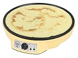 Bestron Crêpes Maker im Retro Design, für Crepes mit Ø 30 cm, inkl. Teigverteiler &...