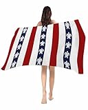 Mikrofaser Strandtuch Meeresschildkröte Streifen Rot Weiß Gestreift Reisehandtuch Bedruckt Männer...