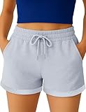 Smith & Solo Kurze Hose Damen - Shorts Sommer Hosen, Laufhose Kurz Sporthose, Trainingshose...
