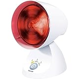 Beurer IL 35 Infrarotlampe, wohltuendes und wärmendes Infrarotlicht mit 3-stufigem Timer, 5...