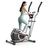 Crosstrainer, Crosstrainer für Zuhause mit 16 Widerstandsstufen, 6KG Schwungrad, LCD-Monitor,...