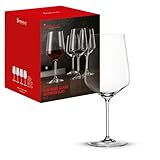 Spiegelau Rotweingläser 630 ml, 4 Stück, Style, 4670181, Weingläser Set aus Kristallglas, Rotwein...