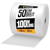 verpacking Luftpolsterfolie 100 m lang Noppenfolie Knallfolie Blisterfolie Polstermaterial...