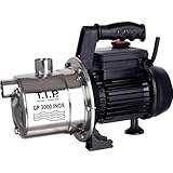 T.I.P. Edelstahl Gartenpumpe GP 3000 INOX - Leistungsstarke 550 W Pumpe mit 2950 l/h Leistung und...