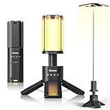 Clemas Teleskop Campinglampe Wiederaufladbar,14000 mAh LED Multifunktion Magnetische Camping...