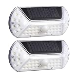 yybng Outdoor Solarlampen Für Garten | Mit Bewegungsmelder,Wetterfeste Lampe Energiesparende...