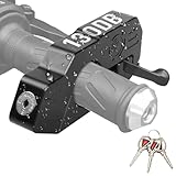 Motorrad Bremsschloss130db Alarm Diebstahlsicherung Motorrad Lenker Schloss, Aluminiumlegierung...