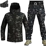 Militärische wasserdichte Tarnung, taktische Uniformen, Anzug-Sets – Softshelljacke, Hose,...