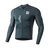 ROCKBROS Road to Sky Herren Radtrikot Fahrradtrikot Langarm, Fahrradbekleidung Fahrrad Trikot für...