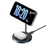 UGREEN 2 in 1 iPhone Ladestation kompatibel mit Magsafe Ladegerät Wireless Charger für iPhone...