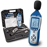 PeakTech P 8005 – Hochpräzises Schallpegelmessgerät Klasse 2 30-130 dB – Kalibriertes Dezibel...