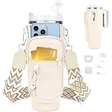 Komicea Wasserflaschenhalter Tasche für Stanley Cup 40oz, Wasserflasche Träger mit Verstellbarem...