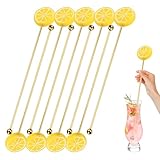 Cocktail -Rührer, Zitronenmixer für Cocktails | Obstmetall -Kaffee -Rührer, 10 Prozent...