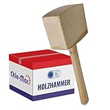 Chle-Mar - Holzhammer Schreinerklüpfel | Klopfholz für Stechbeitel, Holzdübel & Tischlerarbeiten...