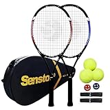 Senston Tennisschläger für Erwachsene 68,6 cm Tennisschläger – 2 Spieler Tennisschläger Set...
