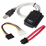 DIGIFLEX USB - Konverter Adapterkabel für 2,5' 3,5' SATA IDE Festplattenlaufwerke - SATA HDD, 2,5'...
