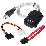 DIGIFLEX USB - Konverter Adapterkabel für 2,5' 3,5' SATA IDE Festplattenlaufwerke - SATA HDD, 2,5'...