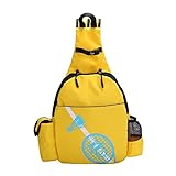 DONGKER Tennisrucksack, Tennis Backpack, Wasserdichter Tennistasche für 2 Schläger, geeignet für...