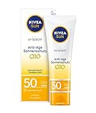 NIVEA SUN UV Gesicht Anti-Age Sonnenschutz Q10 mit LSF 50 (50 ml), feuchtigkeitsspendende...