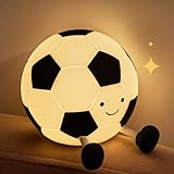 Mineup Nachtlicht Kinder, Fußball Nachtlicht, Fußball Lampe Silikon Soft Touch, Dimmbar mit Timer,...