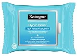 Neutrogena Hydro Boost Abschminktücher, Aqua Reinigungstücher mit Hyaluron, Make-Up Entferner, 6 x...