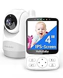 HelloBaby Babyphone mit Kamera,29 Stunden Akkulaufzeit Babyfon,355°/120° Baby Monitor mit...