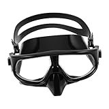 WOONEKY Freitauchmaske mit Klarem Sichtfeld Auslaufsicheres Tauch Schnorchelset Verstellbarer...