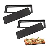 DHSWNNG Rechteckige Kuchenform zum Backen, Quicheform, 35 cm lang, mit abnehmbarem Boden,...