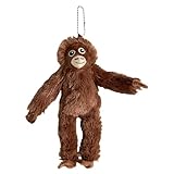 Générique Orang-Utan Plüschtier – Orang-Utan aus weichem Plüsch zum Aufhängen – lustige...