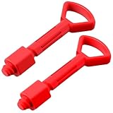 Enhon 2 Stück Ersatzkupplungsstift für Big Bobby Classic, Rot Anhängerkupplungsstift, Zubehör...