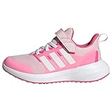 adidas Fortarun 2.0 Cloudfoam Elastic Lace Top Strap Shoes-Low (Non Football), Clear pink/FTWR...