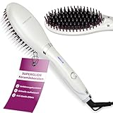 ProfiCare® Glättbürste mit Superglide-Keramikborsten | Haarglätter Bürste mit kurzer...