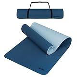 ALPIDEX Yogamatte rutschfest 190 x 61 x 0.6 cm | 190 x 90 x 0.6 cm Phthalatfreie Fitness TPE Matte...