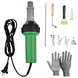 Heißluftschweißpistole für HDPE, 1600W Kunststoff Schweißgerät, Kunststoff Heißluftschweißen...