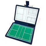 Badminton Trainingstafel, Faltbare Magnetische Taktiktafel Doppelseitiges Klemmbrett für Trainer,...