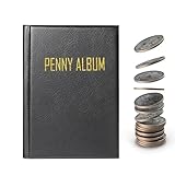 Genérico Album zum Sammeln von Münzen, Buch für Penny-Pressen, enthält 108 Münzen, tragbarer...