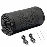 Wenbones Echtes Leder Lenkradbezug, Lenkradbezug Für LKW, zum Aufnähen, Universal Passform 37-39...