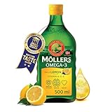 Möller's Omega 3 Lebertran Öl | Nordic Omega 3 Nahrungsergänzung mit EPA, DHA, Vitamin A, D, E |...