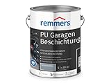 Remmers PU Garagenbeschichtung silbergrau, matt, 5 Liter, Beton- und Bodenfarbe, für Garagen,...