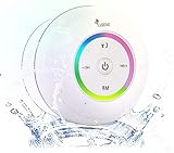 LEICKE Bluetooth Duschlautsprecher, Bluetooth Lautsprecher Shower, Staub-/Dampf-/Wasserdichter...