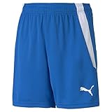 PUMA Unisex Kinder Teamliga Jr Shorts, Electric Blue Lemonade-puma White, 176 EU