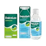 Dulcolax Zäpfchen (6 Stück) bei Verstopfung & DulcoSoft Lösung 250ml - Abführmittel bei...