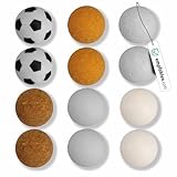 Active Peak® Kickerbälle 12er Set, Profi Ersatzbälle für Tischkicker & Tischfußball, 35 & 36 mm...