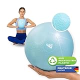 ELANI Pilates Ball - 25 cm Rutschfester & Superleichter Beckenbodenball mit Übungen -...