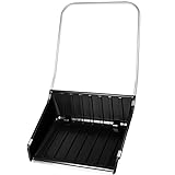 Schneehexe Schneewanne mit Alu-Kante – 78 cm XXL Schneeschieber für große Flächen –...