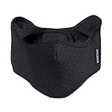 KIVETAI Halbe Gesichtsmaske Winterwärmer Staubmaske Windundurchlässige Mundmaske Skimaske mit...