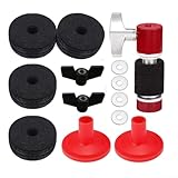 Drum Gear Upgrade Essential Filze und Hülsen zum Schutz Ihrer Ausrüstung, Blau, 13-teilig