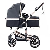Daliya® NEOMOVE 2in1 Kombi-Kinderwagen | Buggy | klappbare Babywanne und Sportsitz | Große Räder...